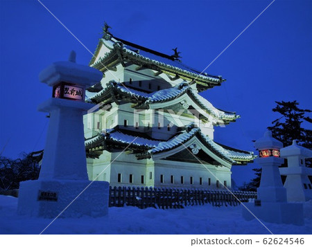 Hirosaki Castle Snow Lantern Festival 62624546