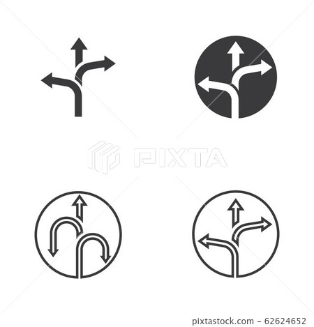 Way vector icon illustration design - Stock Illustration [62624652] - PIXTA