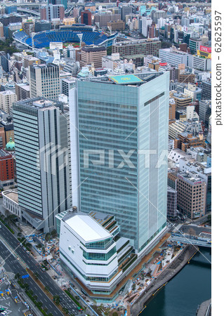 Yokohama cityscape in Japan I want to see Yokohama City New Town Hall etc. 62625597