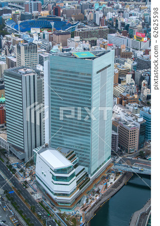 Yokohama cityscape in Japan I want to see Yokohama City New Town Hall etc. 62625598