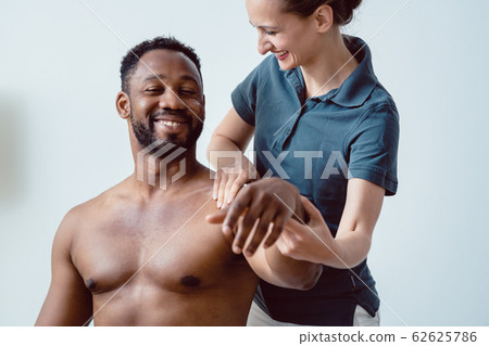 Remobilization of shoulder joint in the physical therapy 62625786