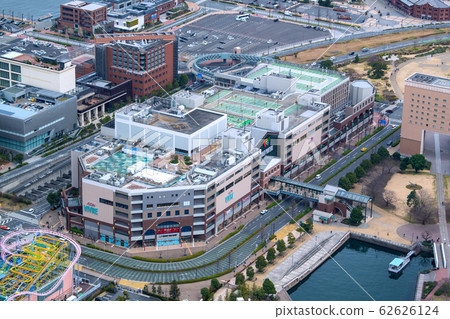 日本的橫濱城市景觀：橫濱世界搬運工等的景色= 2020年2月4日 62626124