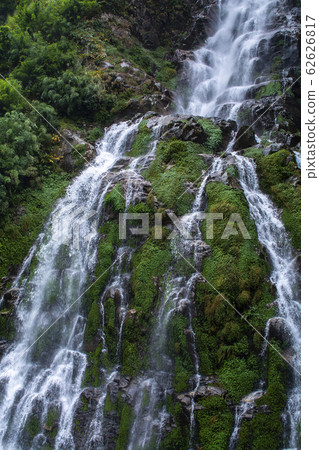 Waterfall with green moss in Annapurna Waterfall with green moss in Annapurna 62626817