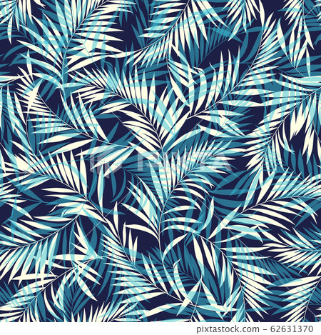 Seamless tropical plant pattern - Stock Illustration [62631370] - PIXTA