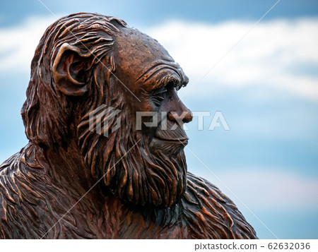 Monkey Sculpture in Badalona 62632036
