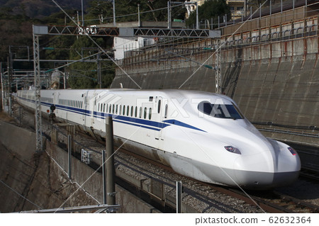 N700S confirmation test car of Tokaido Shinkansen passing Atami Station N700S confirmation test car of Tokaido Shinkansen passing Atami Station 62632364