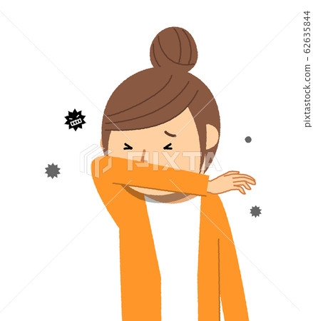 Young woman cold flu 62635844