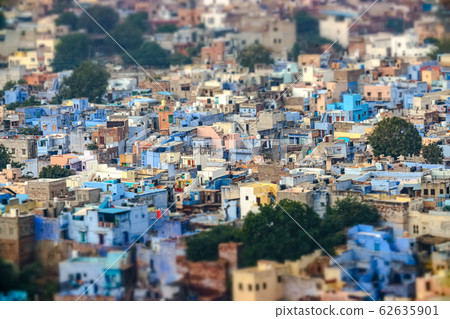 Tilt shift lens - Jodhpur Also blue city is the 62635901