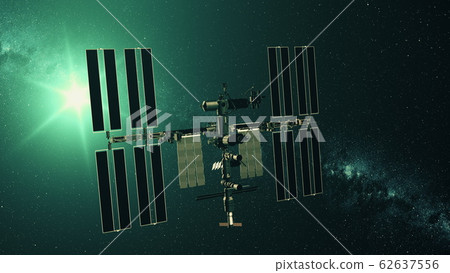 International Space Station charging solar battery International Space Station charging solar battery 62637556
