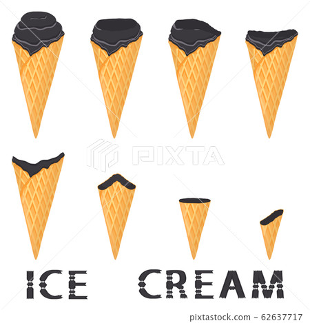 Vector illustration for natural ice cream Vector illustration for natural ice cream 62637717