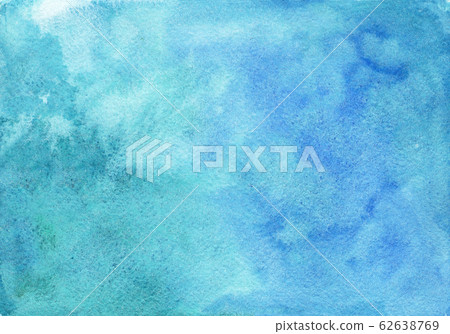 Bright emerald and blue watercolor background Bright emerald and blue watercolor background 62638769