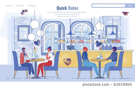 Landing Page Inviting to Quick Dates at Cafeteria 62639904