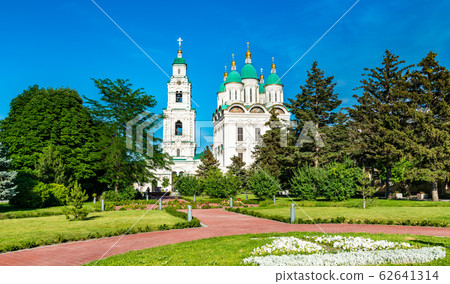 Ascension Cathedral and Bell Tower of the Kremlin in Astrakhan, Russia 62641314