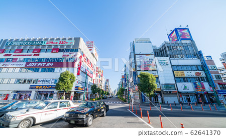 Saitama Prefecture JR Warabi station square east exit shopping street 62641370