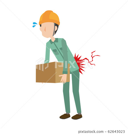 工人受傷的工人工人工人男子gikkuri腰 工人受傷的工人工人工人男子gikkuri腰 62643023
