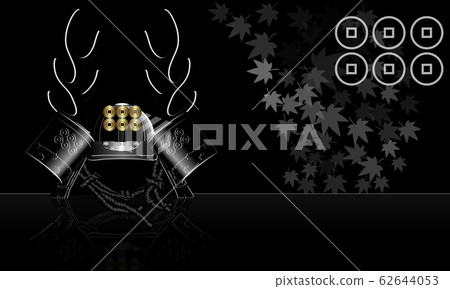 Black wallpaper (Yukimura Sanada's helmet) 62644053