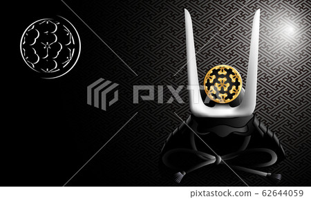 Black wallpaper (helmet of Chosokabe Motochika) 62644059