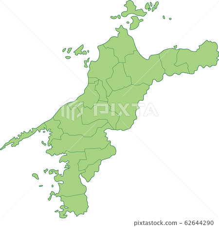 Map of Ehime prefecture_by municipality 62644290