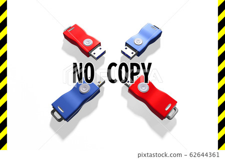USB memory (3DCG: white background) USB memory (3DCG: white background) 62644361