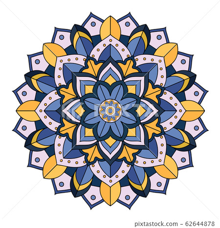 Mandala patterns on isolated background 62644878