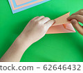 Origami step by step. How to make a paper bunny 62646432