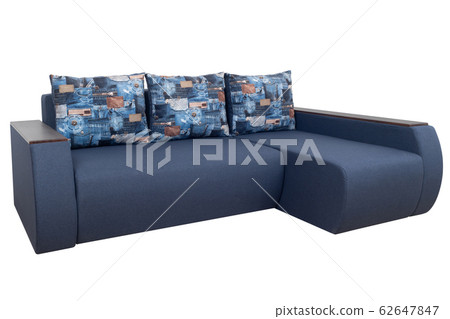 Corner sofa isolated on white background. Corner sofa isolated on white background. 62647847
