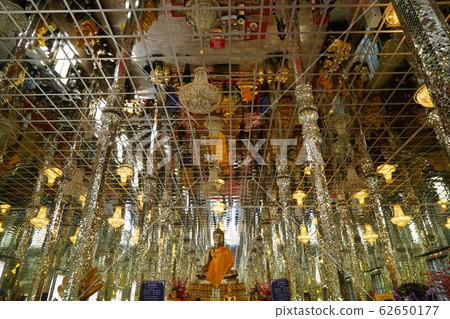 The main hall of the temple "Wat Muang" in Angthong Province, Thailand 62650177