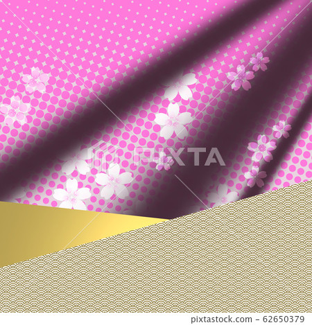 櫻花櫻花日式和服日式和服日本背景日本和服紙花紋花紋 櫻花櫻花日式和服日式和服日本背景日本和服紙花紋花紋 62650379