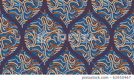 Abstract seamless wallpaper pattern background. Vector illustration. 62650467