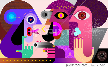 Two Robbers Threaten A Man With Gun Two Robbers Threaten A Man With Gun 62651584