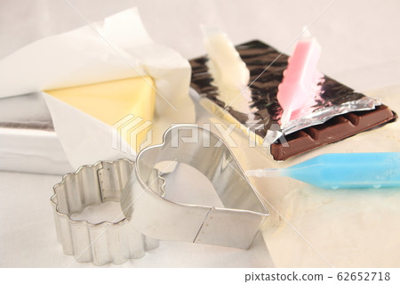 Valentine's handmade chocolate cookie ingredients Valentine's handmade chocolate cookie ingredients 62652718