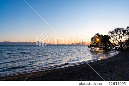 滋賀縣和琵琶湖的早晨 滋賀縣和琵琶湖的早晨 62653095