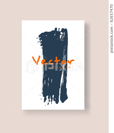 Abstract ink brush banners with grunge effect 62657470