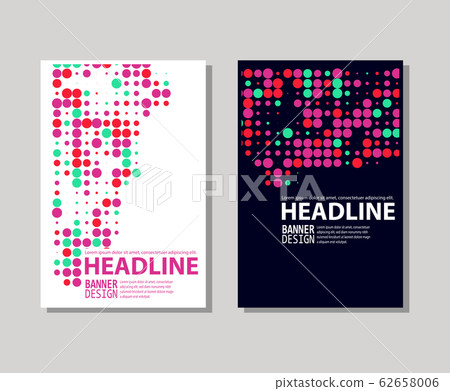Minimal color covers designset. Geometric circle Minimal color covers designset. Geometric circle 62658006