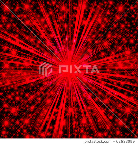 Stars and radial light red Stars and radial light red 62658099