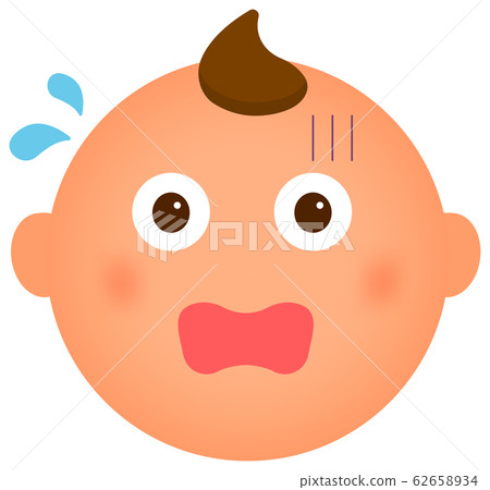 Baby's face-facial expressions / feelings 62658934