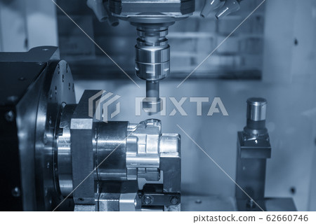 The  multi-axis  CNC milling machine  . 62660746