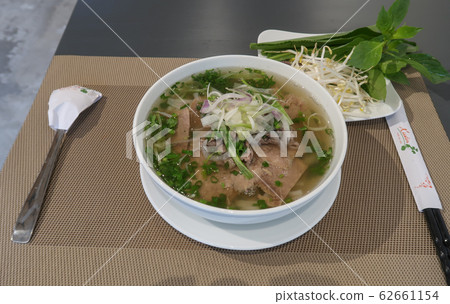 Traditional Vietnamese noodle soups (Pho Bo) 62661154