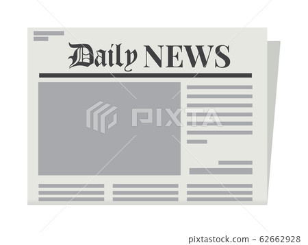 Daily Newspapers template. Isolated Vector 62662928