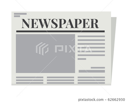 Newspapers template. Isolated Vector Illustration 62662930