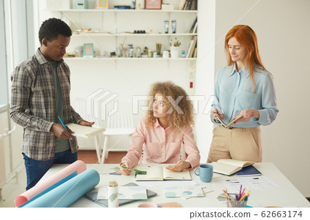 Interns Working in Design Company Interns Working in Design Company 62663174