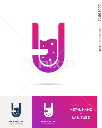 Metal Lab Tube ; abstract sign template with 62665005