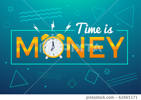 "time is money" abstract blue poster "time is money" abstract blue poster 62665171