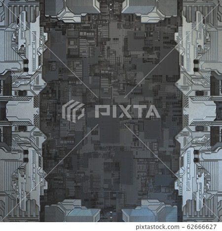 SciFi Panels. Futuristic texture. Spaceship hull geometric pattern. 3d illustration. SciFi Panels. Futuristic texture. Spaceship hull geometric pattern. 3d illustration. 62666627