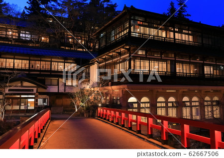 [Gunma Prefecture] Shima Onsen night view of Sekizen-kan 62667506