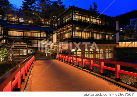 [群馬縣]關禪館島溫泉夜景 62667507