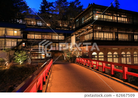 [群馬縣]關禪館島溫泉夜景 62667509