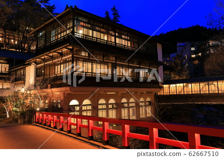 [群馬縣]關禪館島溫泉夜景 62667510