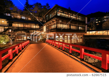 [群馬縣]關禪館島溫泉夜景 62667515