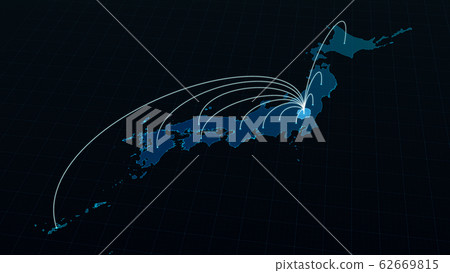從To木縣到日本全國的網絡線路 62669815